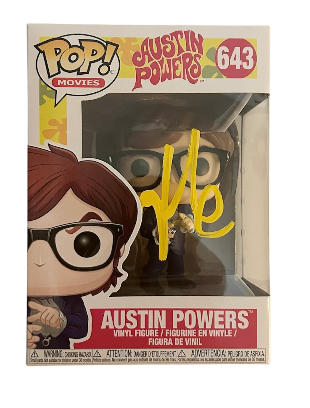 Mike Myers Signed Autographed Austin Powers Funko Pop 643 with Exact Photo Proof