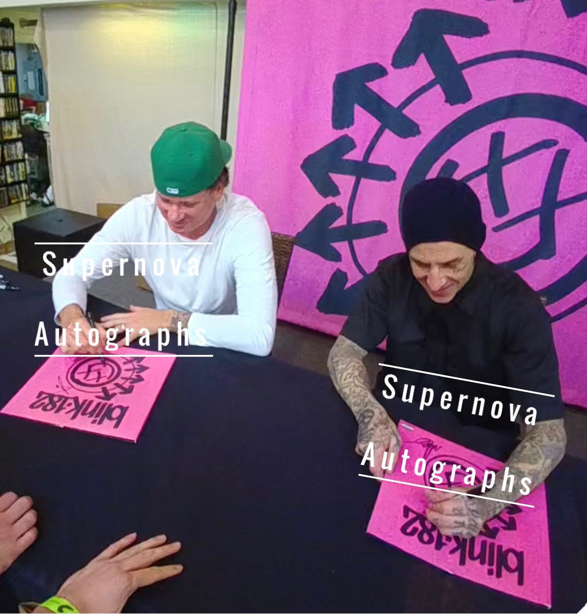 Blink 182 Signed Autographed One More Time Vinyl with Exact Photo Proof