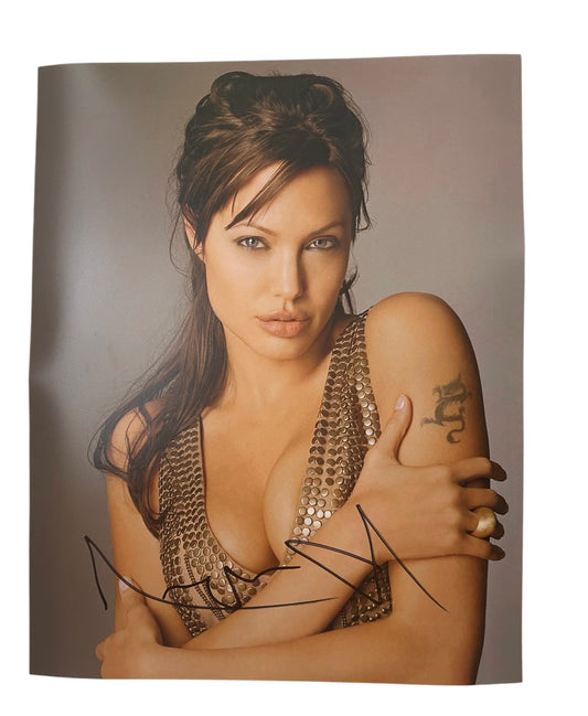 Angelina Jolie Signed Autographed 16x20 Model Photo with Exact Photo Proof