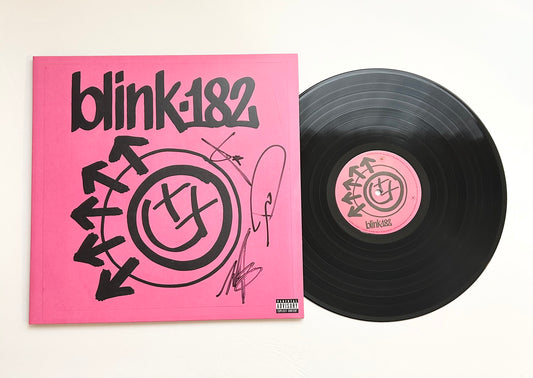 Blink 182 Signed Autographed One More Time Vinyl with Exact Photo Proof