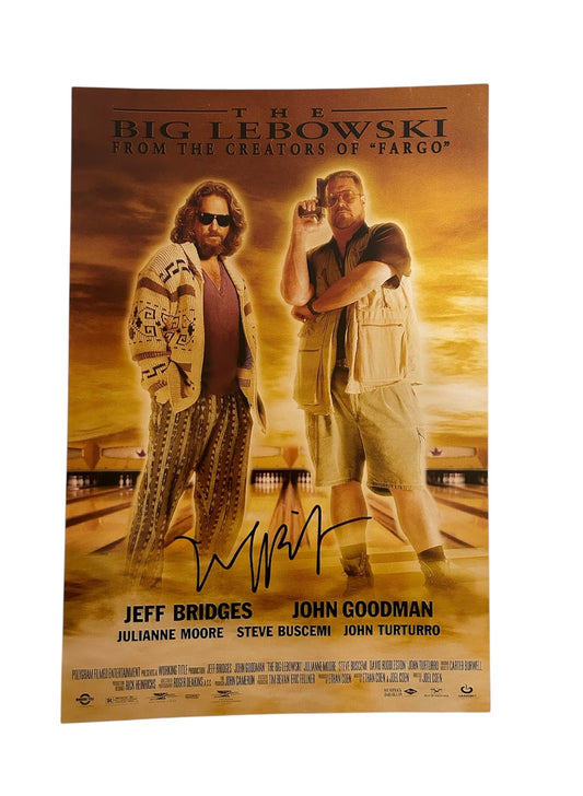 Jeff Bridges Signed Autographed 12x18 The Big Lebowski Photo with Exact Photo Proof