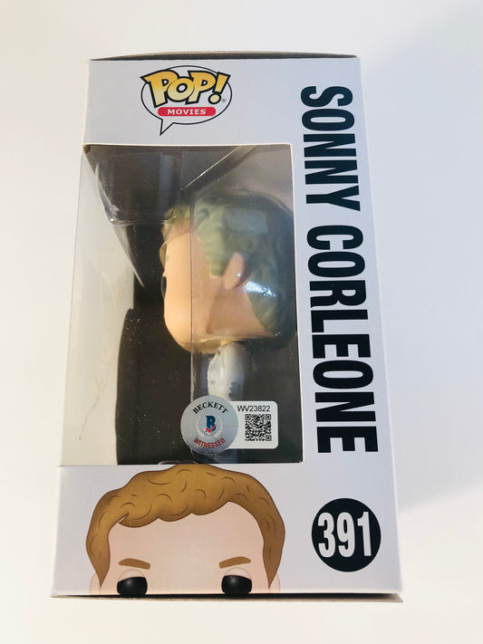 James Caan Signed Autograph Funko Pop The God Father Sonny Corleone With Beckett COA