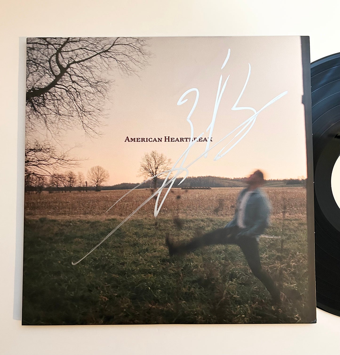 Zach Bryan Signed Autographed American Heartbreak Vinyl with Exact Photo Proof