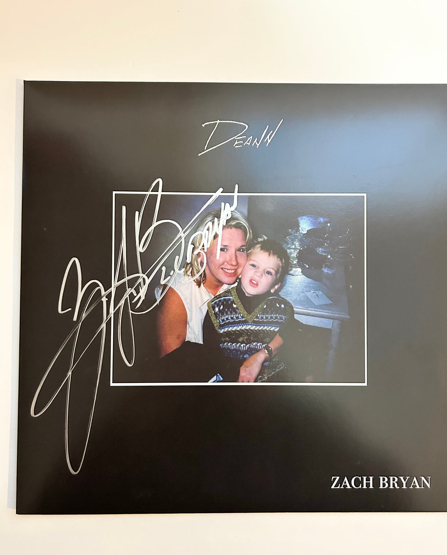 Zach Bryan Signed Autographed Deann Vinyl with Exact Photo Proof