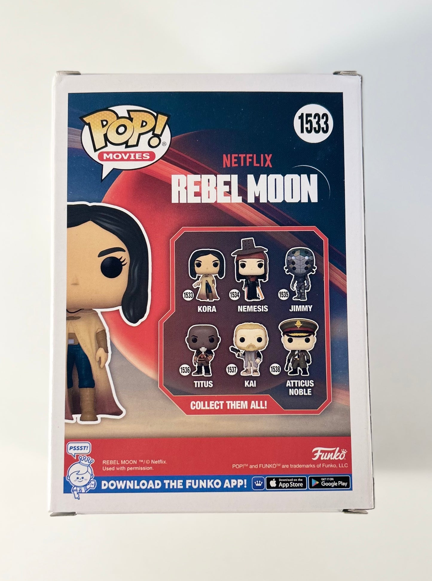 Sofia Boutella Signed Autographed Rebel Moon Funko Pop 1533 With Exact Photo Proof