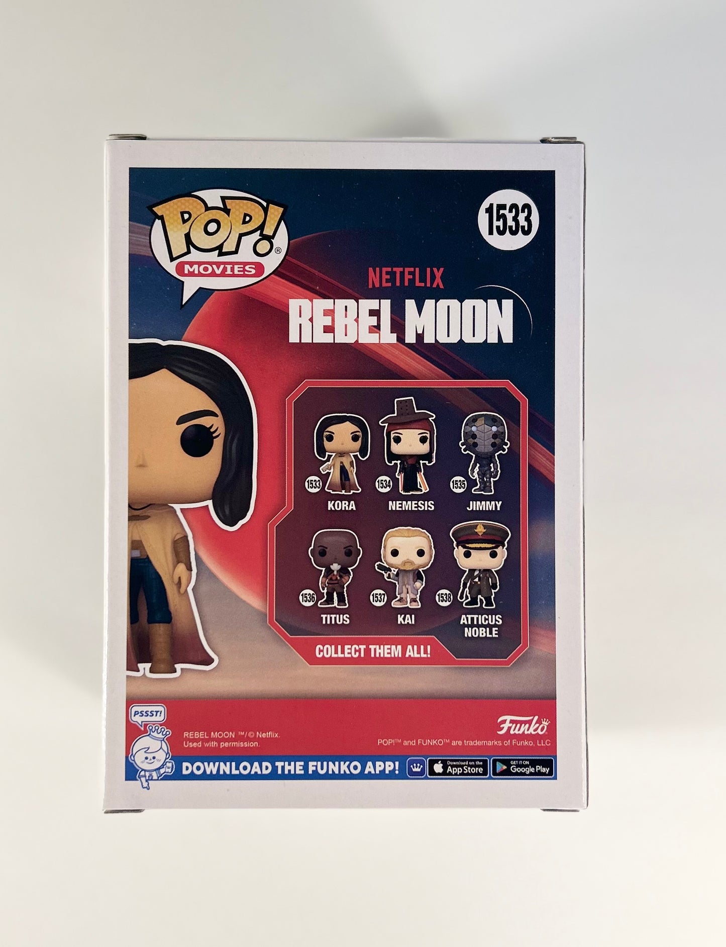 Sofia Boutella Signed Autographed Rebel Moon Funko Pop 1533 With Exact Photo Proof