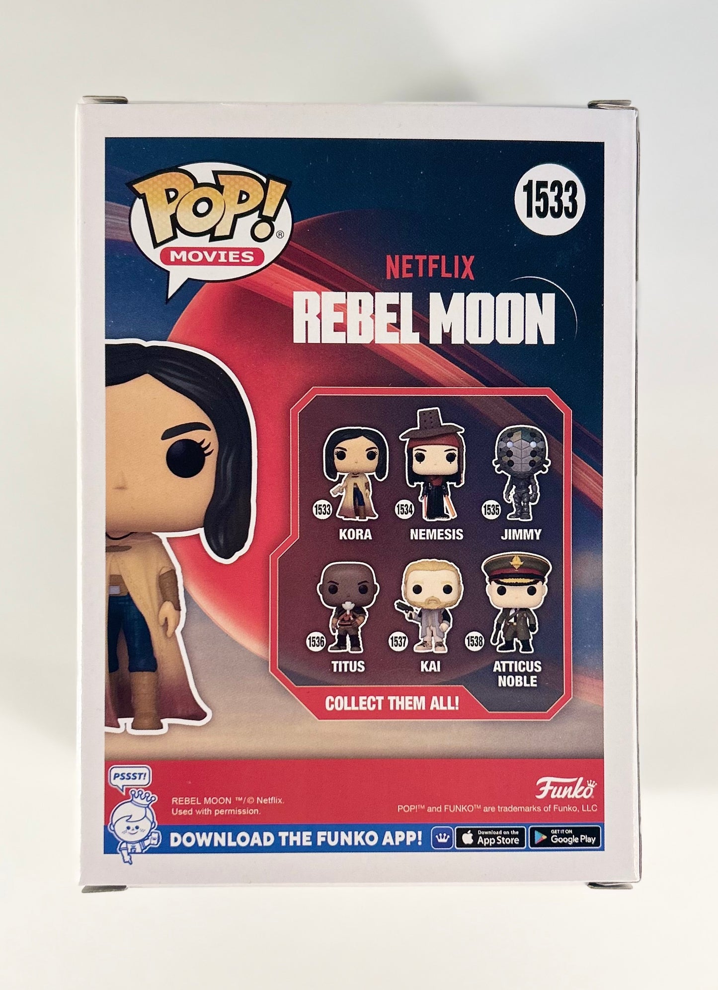 Sofia Boutella Signed Autographed Rebel Moon Funko Pop 1533 With Exact Photo Proof