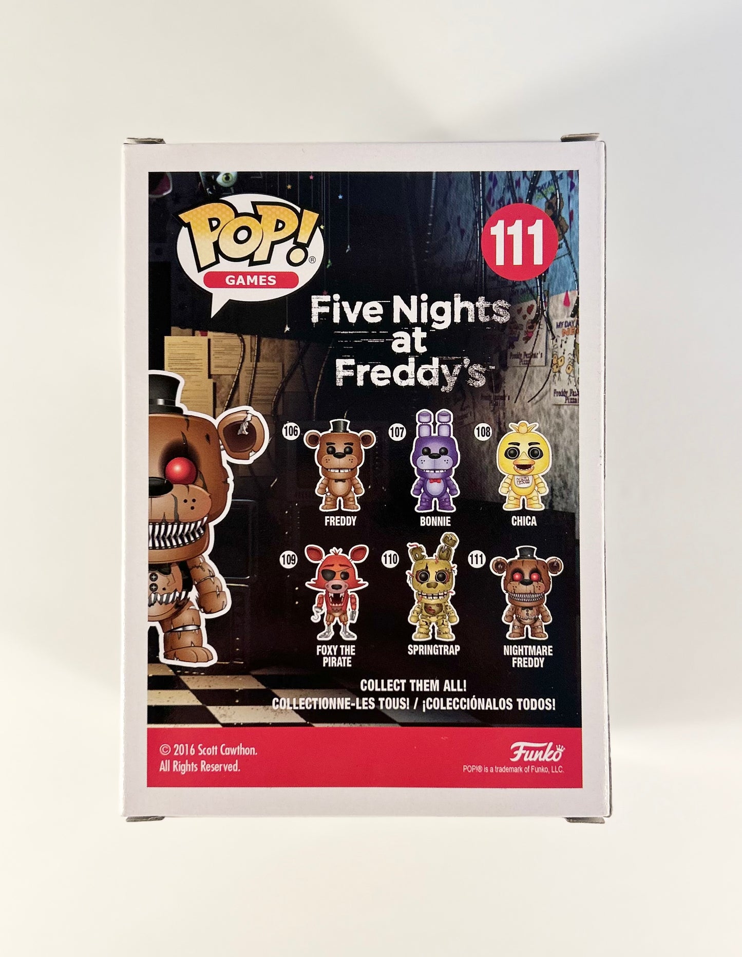 Josh Hutcherson Signed Autographed Five Nights at Freddy Funko Pop 111 With Exact Photo Proof