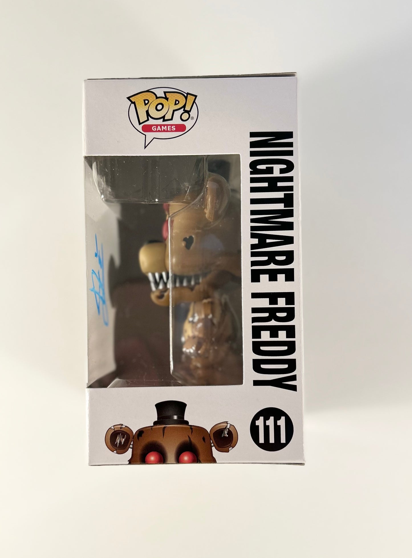 Josh Hutcherson Signed Autographed Five Nights at Freddy Funko Pop 111 With Exact Photo Proof