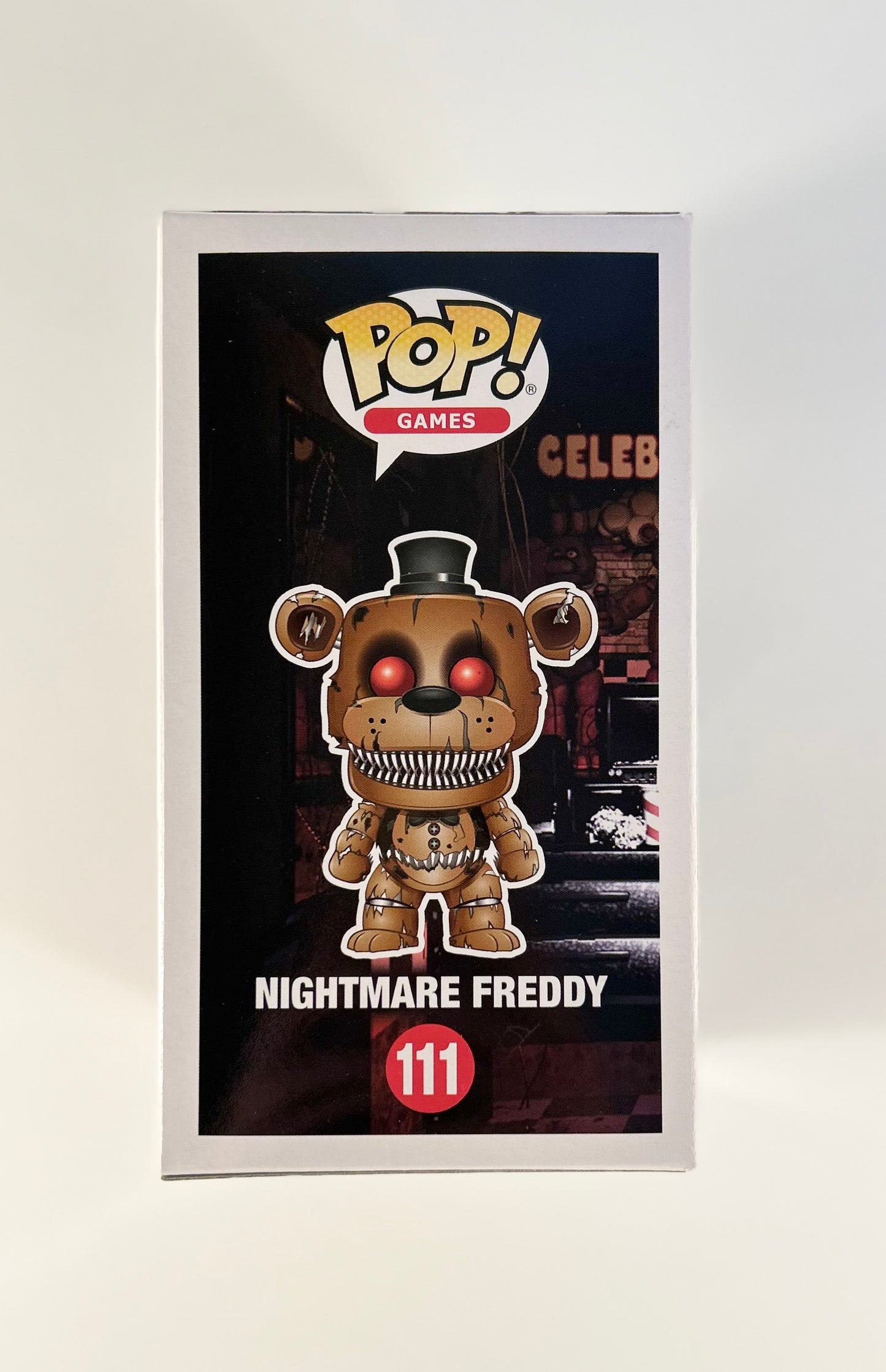 Josh Hutcherson Signed Autographed Five Nights at Freddy Funko Pop 111 With Exact Photo Proof