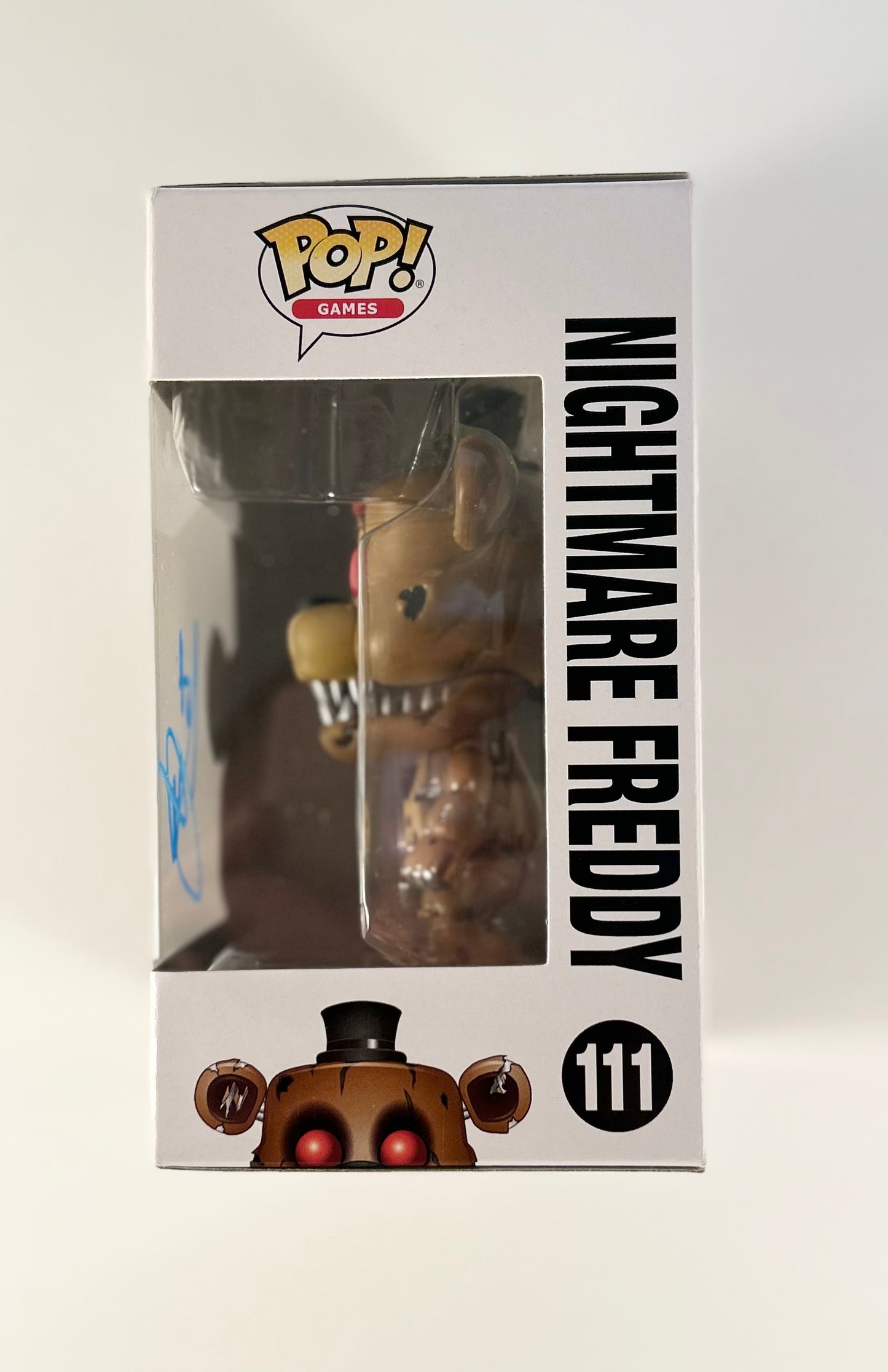 Josh Hutcherson Signed Autographed Five Nights at Freddy Funko Pop 111 With Exact Photo Proof