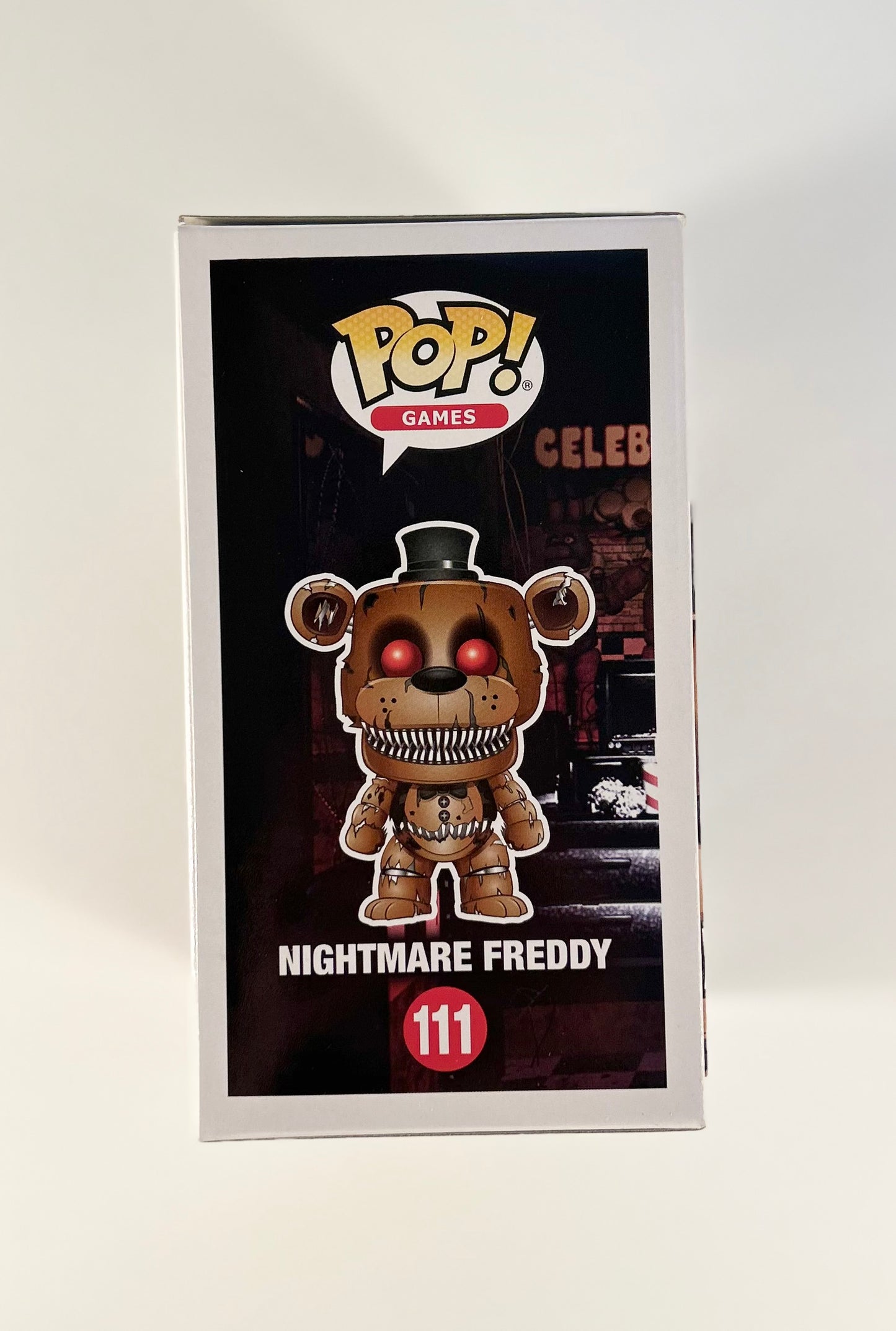 Josh Hutcherson Signed Autographed Five Nights at Freddy Funko Pop 111 With Exact Photo Proof