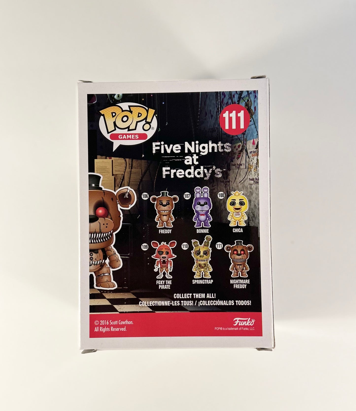 Josh Hutcherson Signed Autographed Five Nights at Freddy Funko Pop 111 With Exact Photo Proof