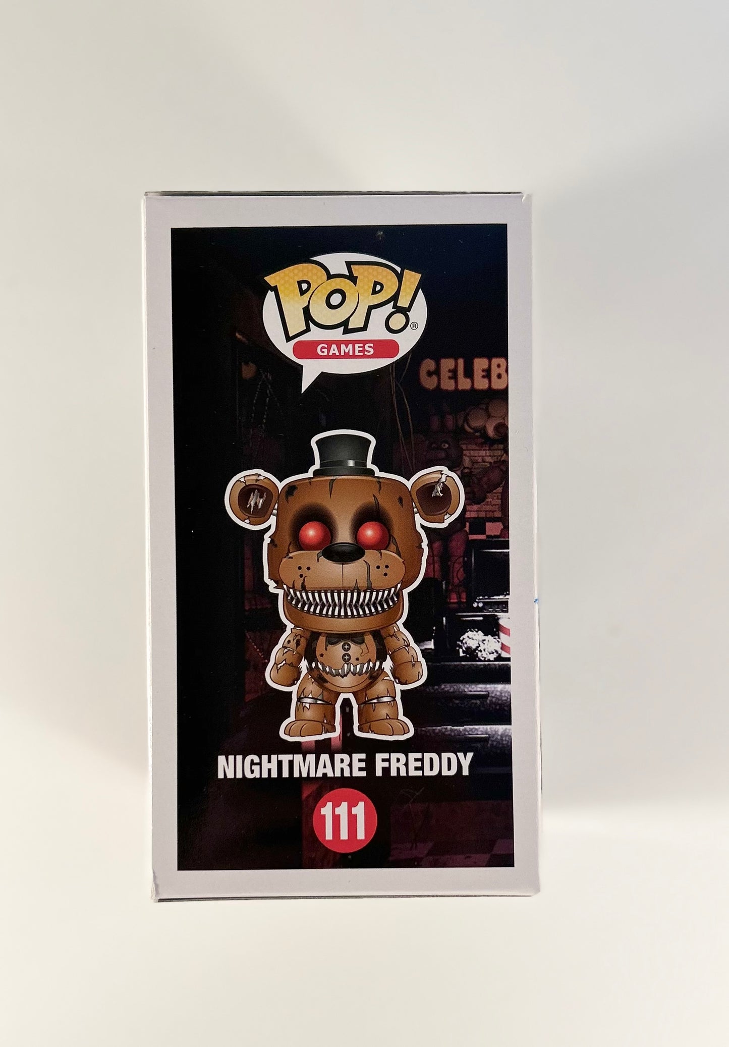 Josh Hutcherson Signed Autographed Five Nights at Freddy Funko Pop 111 With Exact Photo Proof