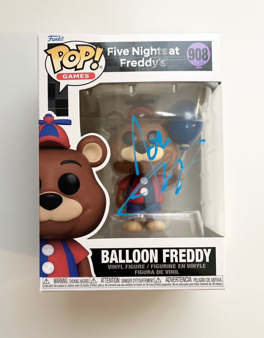 Josh Hutcherson Signed Autographed Five Nights at Freddy Funko Pop 908 With Exact Photo Proof