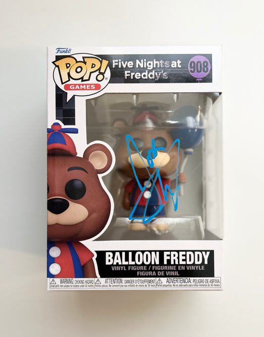 Josh Hutcherson Signed Autographed Five Nights at Freddy Funko Pop 908 With Exact Photo Proof