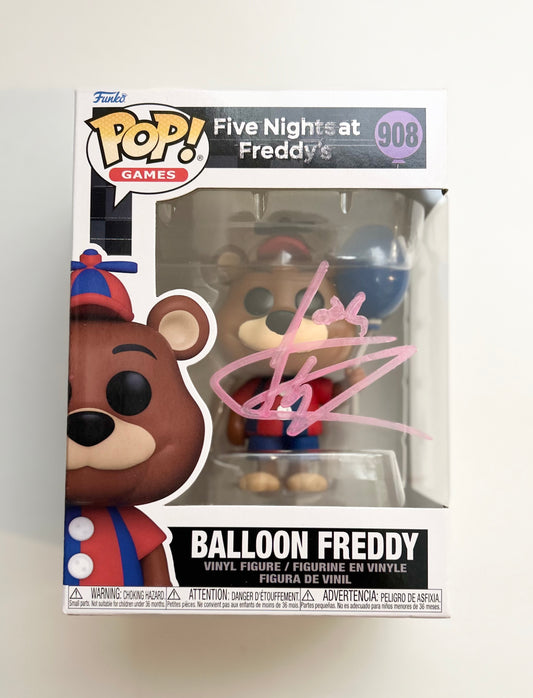 Josh Hutcherson Signed Autographed Five Nights at Freddy Funko Pop 908 With Exact Photo Proof