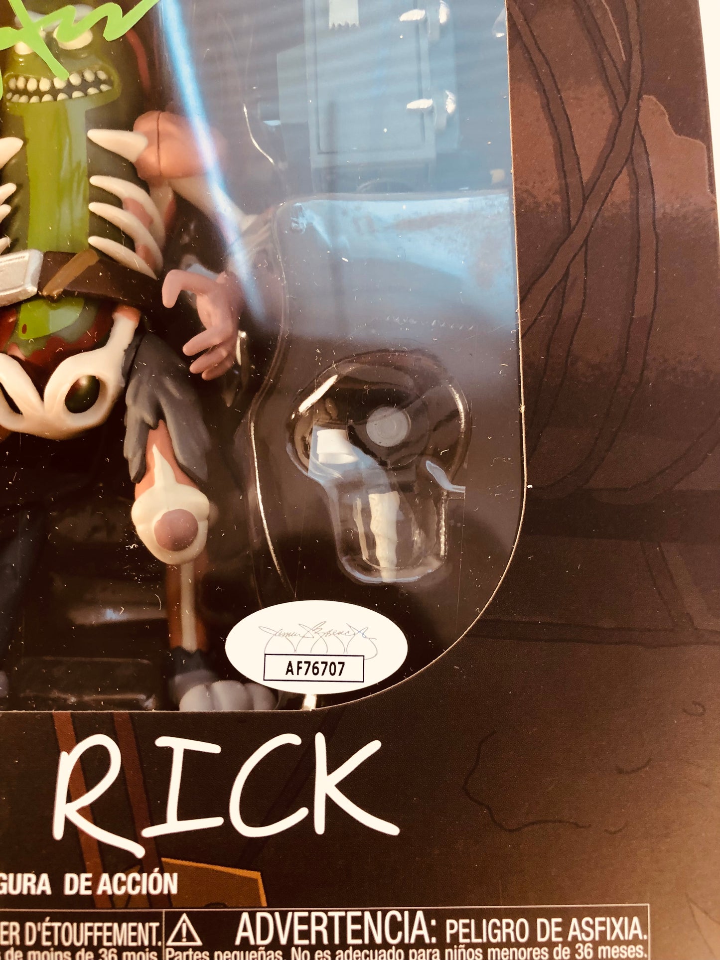 Dan Harmon Signed Autographed Rick and Morty Pickle Rick Toy With JSA COA