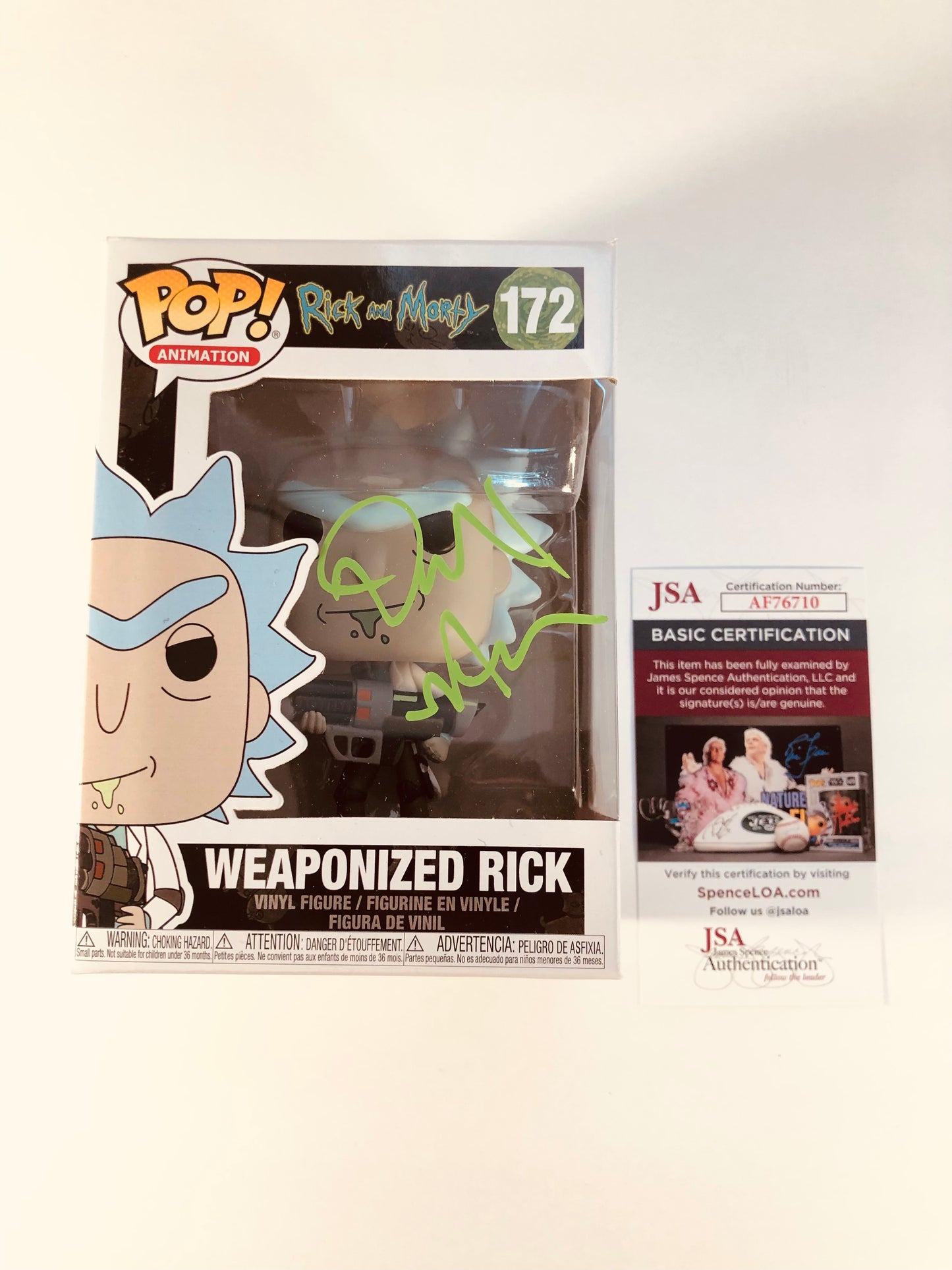 Dan Harmon Signed Autographed Rick and Morty Funko Pop 288 With JSA COA