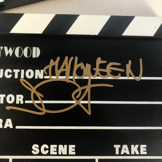 John Carpenter Signed Autographed Halloween Director Clap Board With JSA COA