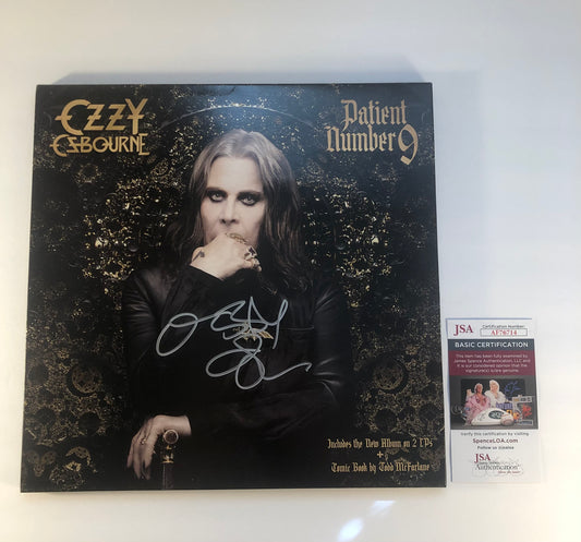 Ozzy Osbourne Signed Autographed Patient Number 9 Vinyl With JSA COA
