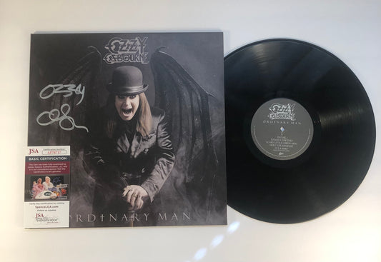 Ozzy Osbourne Signed Autographed Ordinary Man With JSA COA