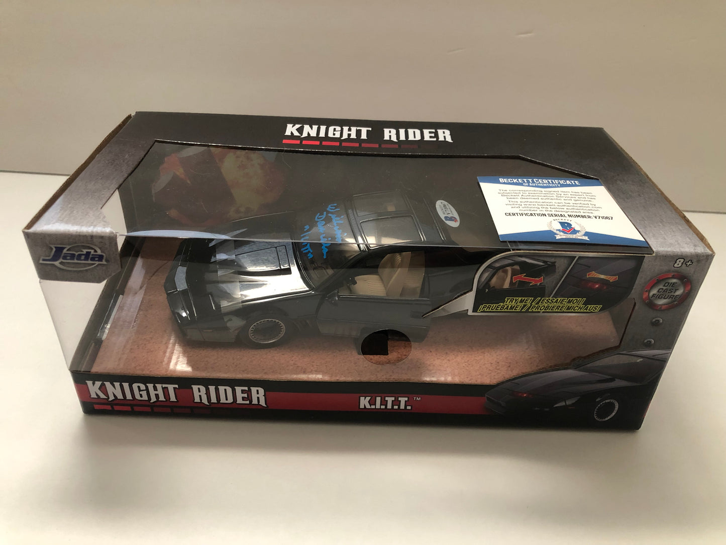 William Daniels Signed Autographed Knight Rider KITT Car 1:24 With Beckett COA