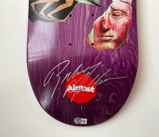 Rodney Mullen Signed Autographed Almost Skateboard with Beckett COA