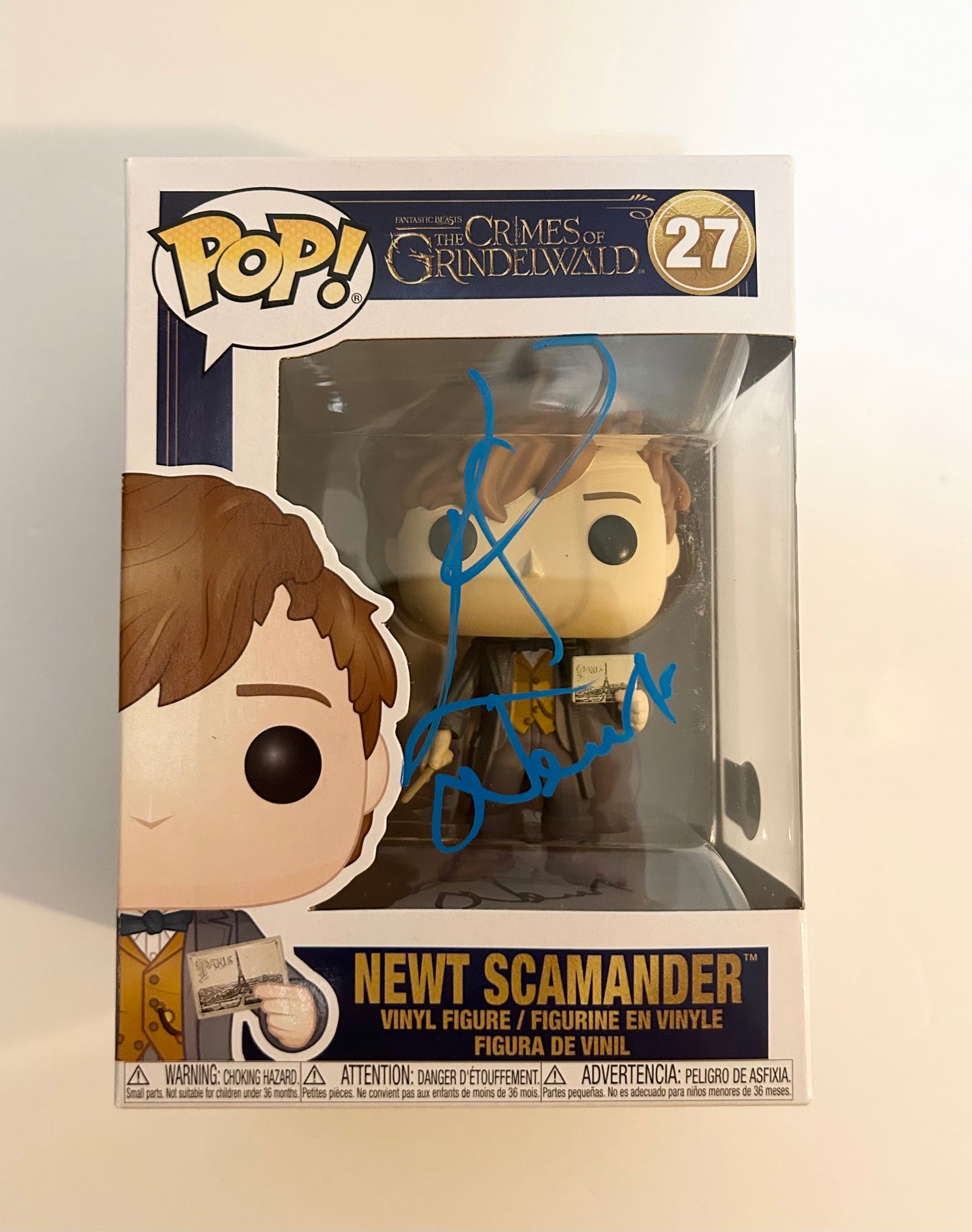 Eddie Redmayne Signed Autographed Funko Pop 27 Fantastic Beast With Beckett COA