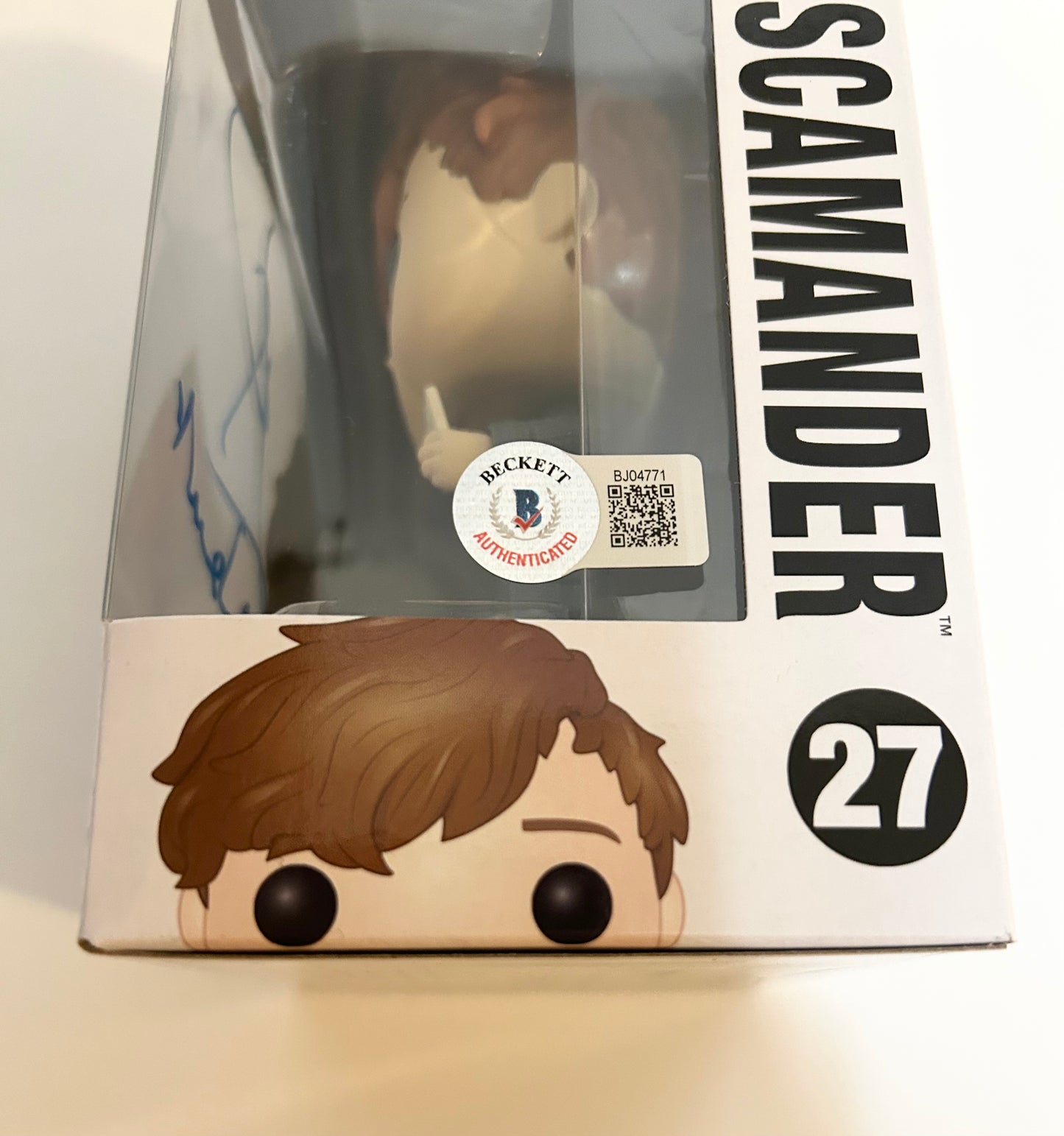 Eddie Redmayne Signed Autographed Funko Pop 27 Fantastic Beast With Beckett COA