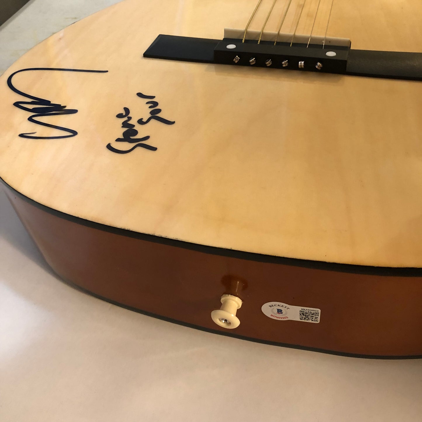 Corey Taylor Signed Autographed Stone Sour Acoustic Guitar with Beckett Witness