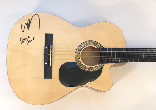 Corey Taylor Signed Autographed Stone Sour Acoustic Guitar with Beckett Witness