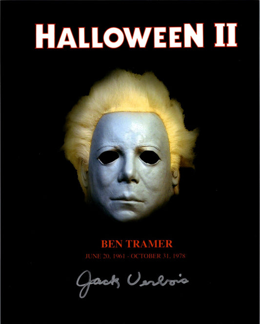 Jack Verbois Signed 8x10 Ben Tramer Halloween 2 Photo