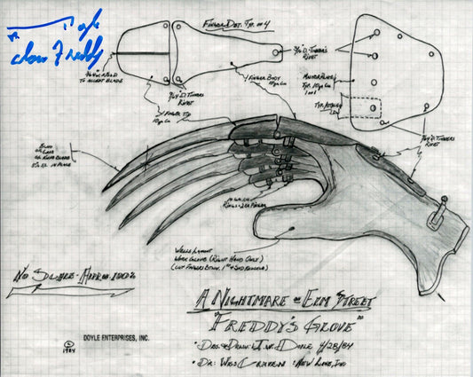 Jim Doyle Signed Autographed 8x10 Nightmare On Elm Street Photo