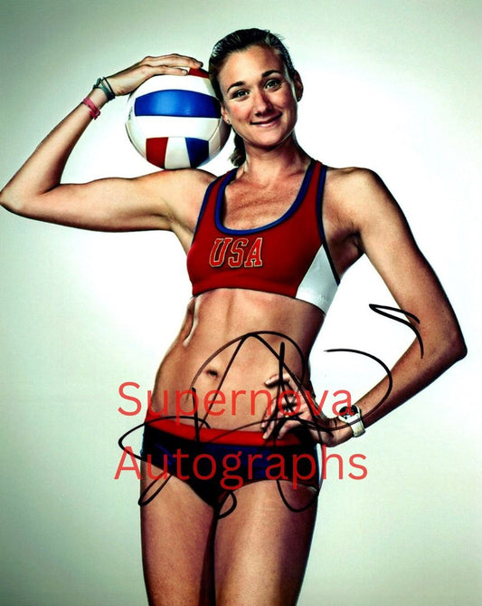 Kerri Walsh Signed Autographed 8x10 Volleyball Photo with Exact Photo Proof