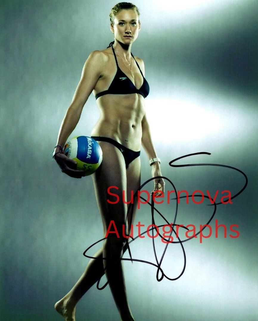 Kerri Walsh Signed Autographed 8x10 Volleyball Photo with Exact Photo Proof