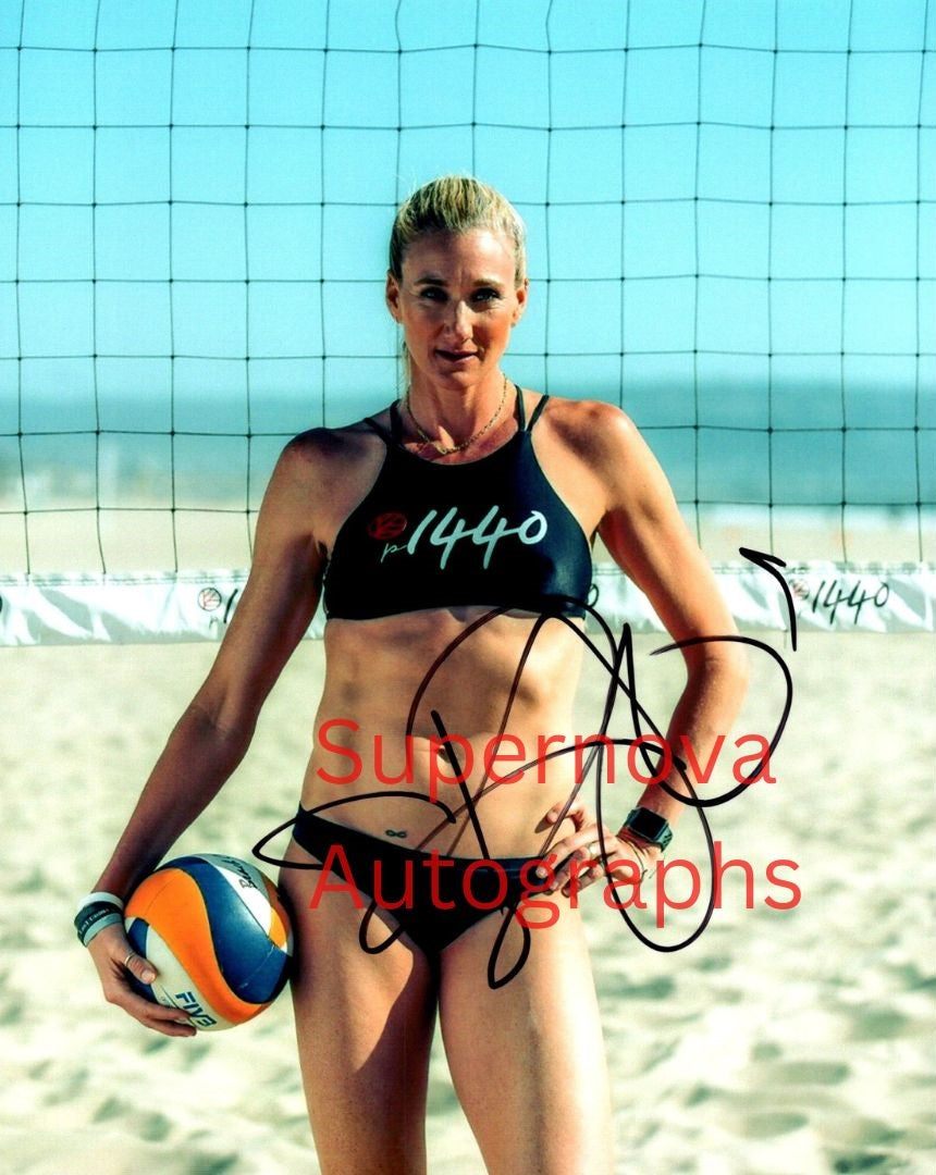 Kerri Walsh Signed Autographed 8x10 Volleyball Photo with Exact Photo Proof