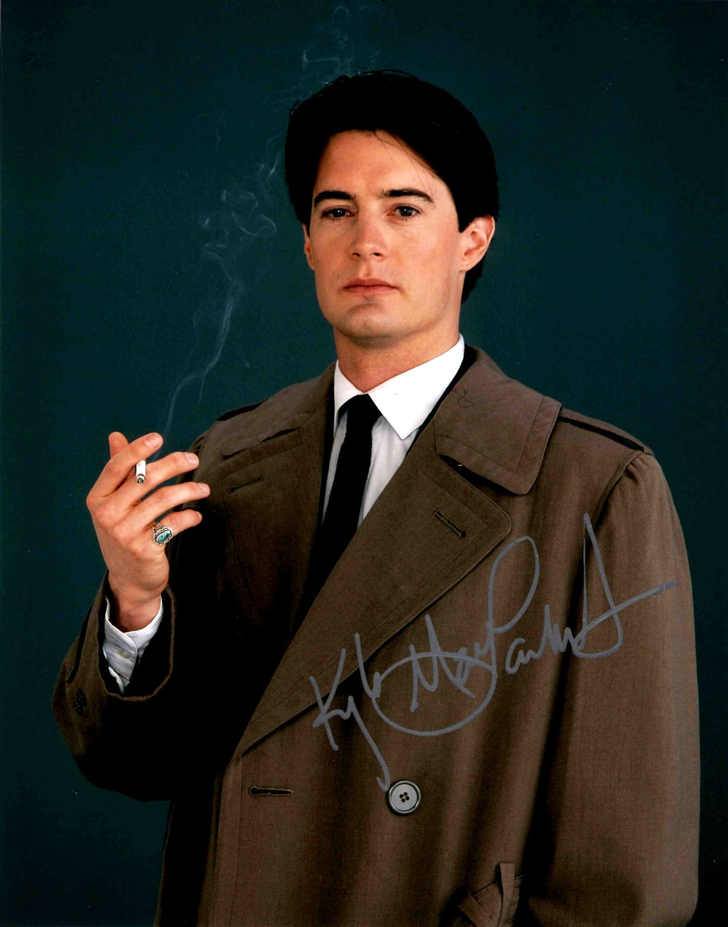 Kyle Maclachlan Signed Autographed 11x14 Twin Peaks Photo with Exact Photo Proof