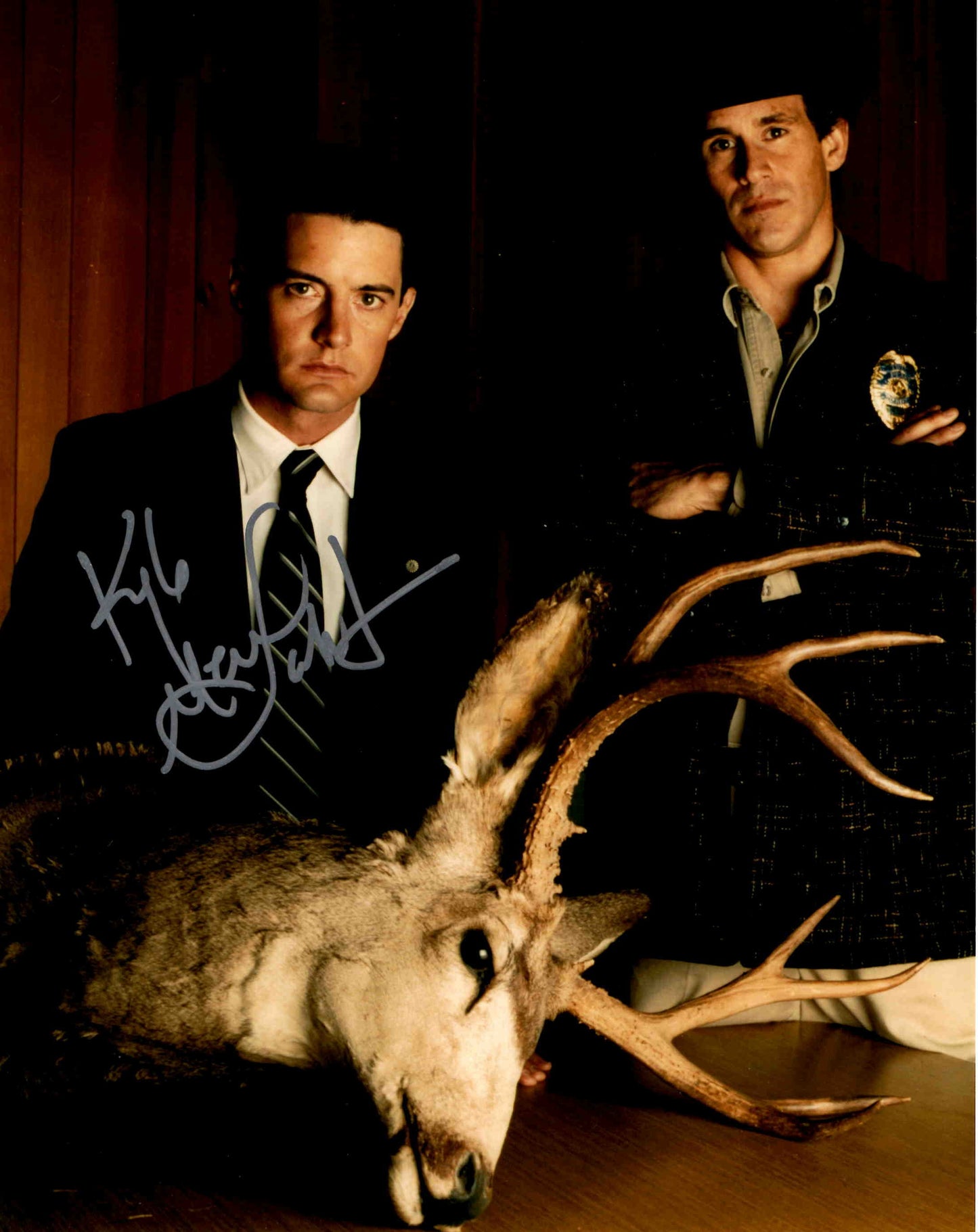 Kyle Maclachlan Signed Autographed 11x14 Twin Peaks Photo with Exact Photo Proof