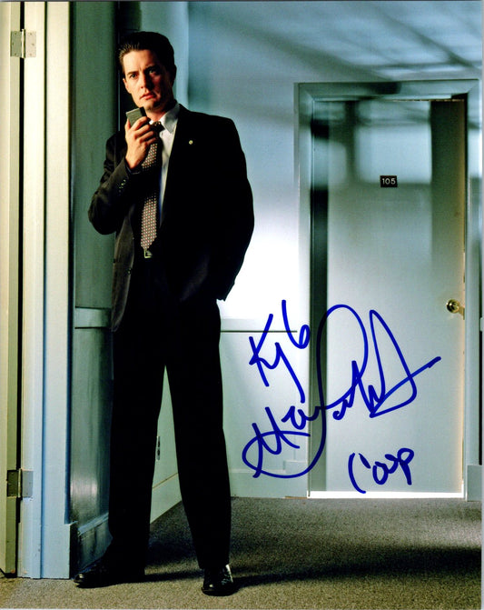 Kyle Maclachlan Signed Autographed 8x10 Twin Peaks Photo with Exact Photo Proof