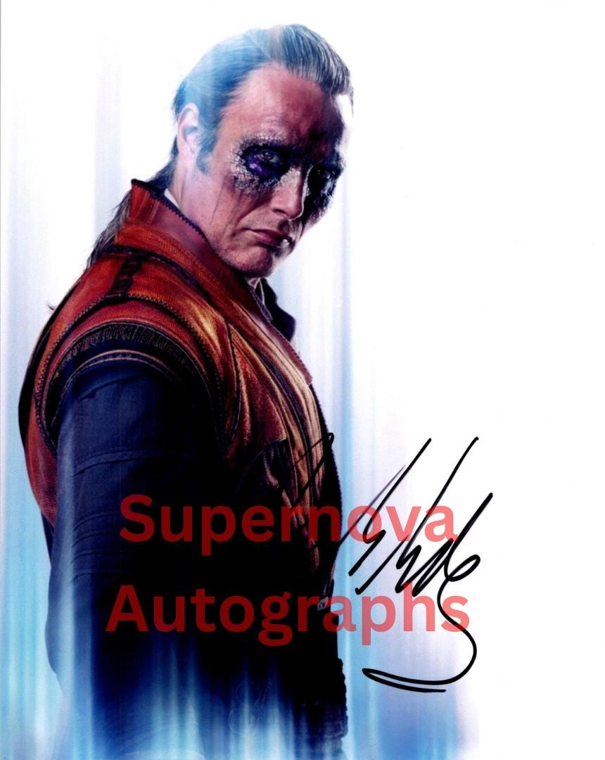 Mads Mikkelsen Signed Autographed 8x10 Dr Strange Photo