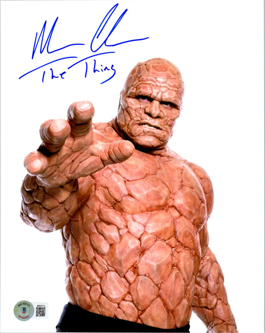 Michael Chiklis Signed Autographed 8x10 The Thing Fantastic 4 Photo With Beckett Witness