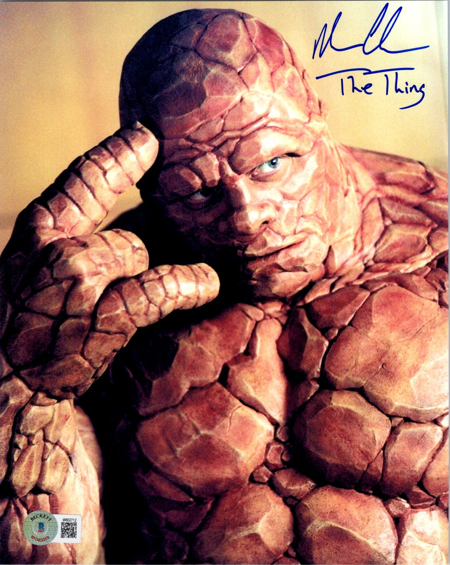 Michael Chiklis Signed Autographed 8x10 The Thing Fantastic 4 Photo With Beckett Witness