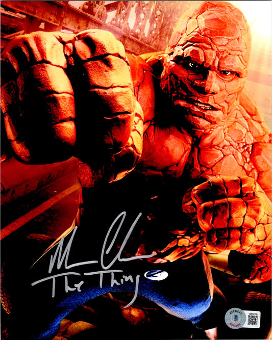 Michael Chiklis Signed Autographed 8x10 The Thing Fantastic 4 Photo With Beckett Witness