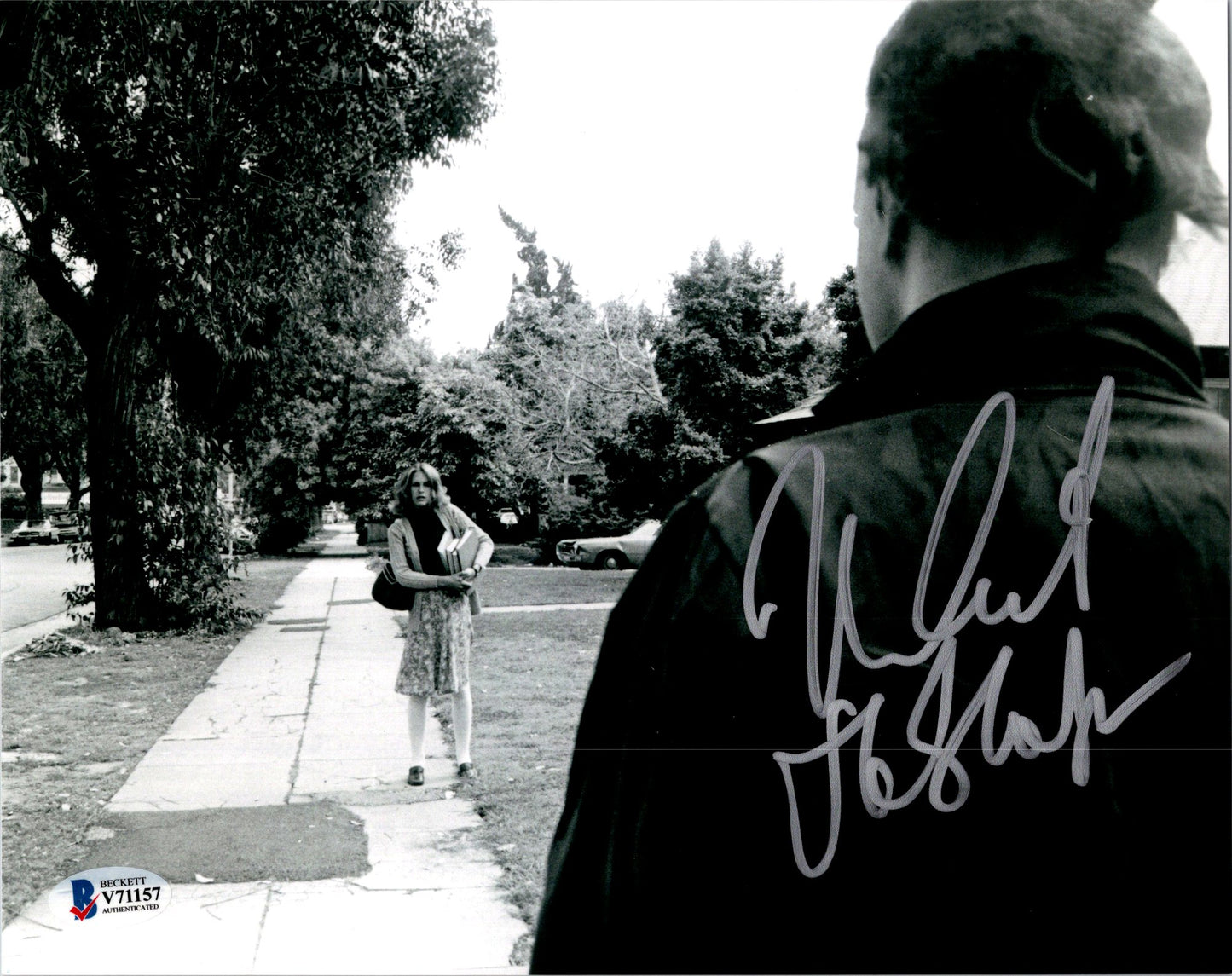 Nick Castle Signed Autographed 8x10 Halloween Michael Myers Photo With Beckett Witness