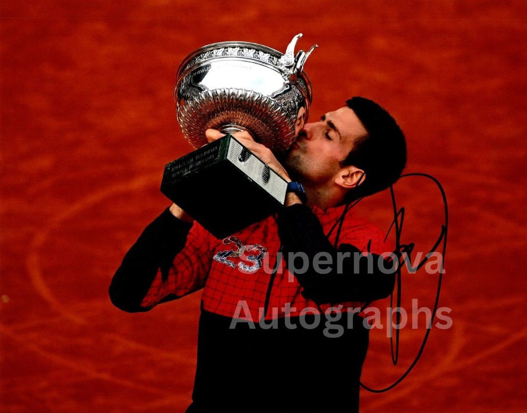 Novak Djokovic Signed Autographed 8x10 Wimbledon Us Open Tennis Photo