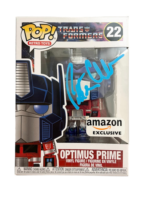 Peter Cullen Signed Autographed Optimus Prime Funko Pop with Exact Photo Proof