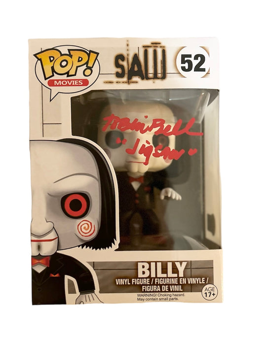 Tobin Bell Signed Autographed Billy Saw Funko Pop 52 With Beckett Witness