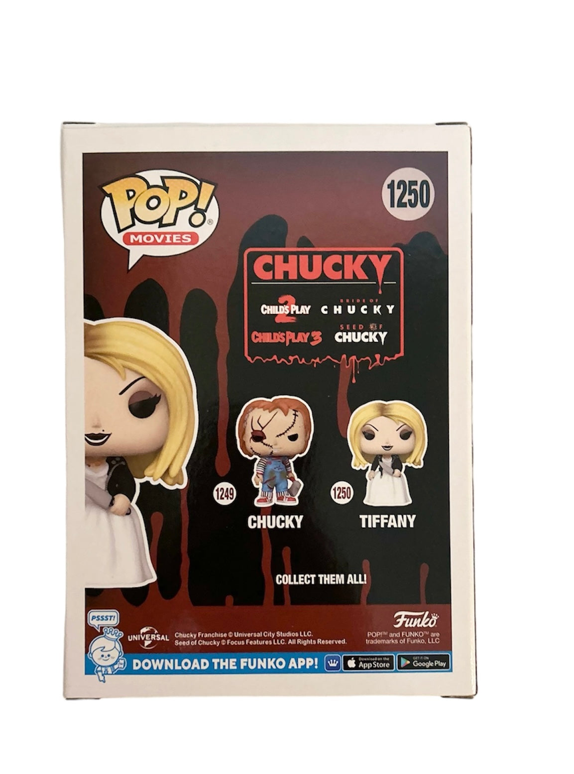 Jennifer Tilly Signed Autograph Chucky Funko Pop 1250 with Exact Photo Proof