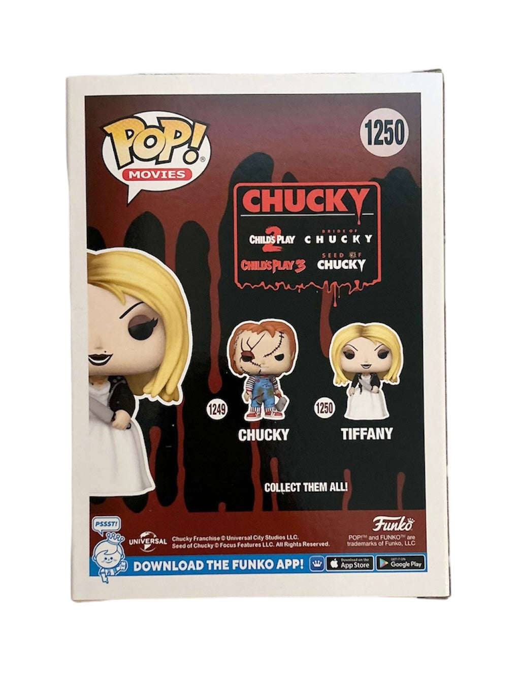 Jennifer Tilly Signed Autograph Chucky Funko Pop 1250 with Exact Photo Proof